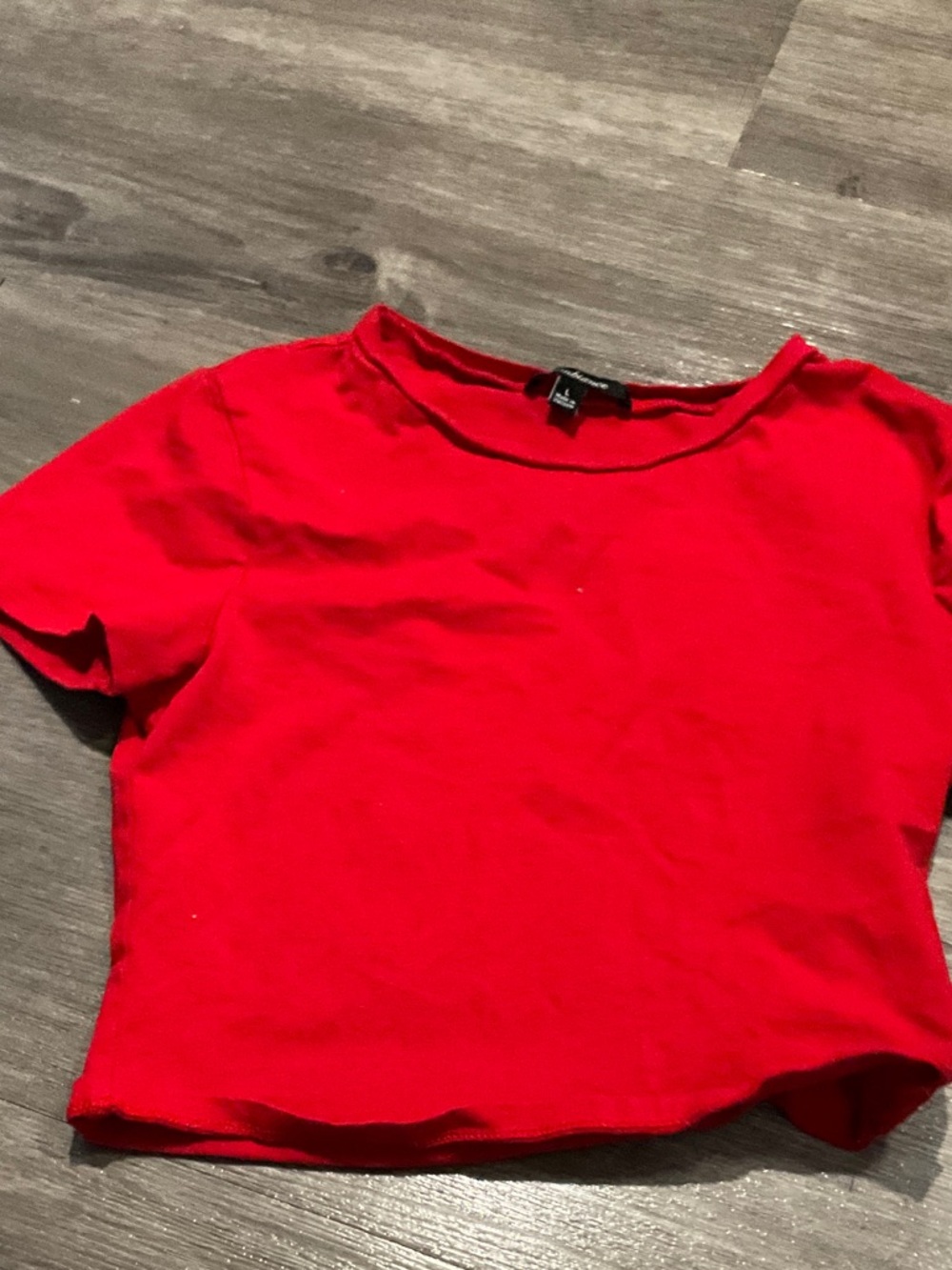 Bold Red Women’s Crop Top - Unbranded